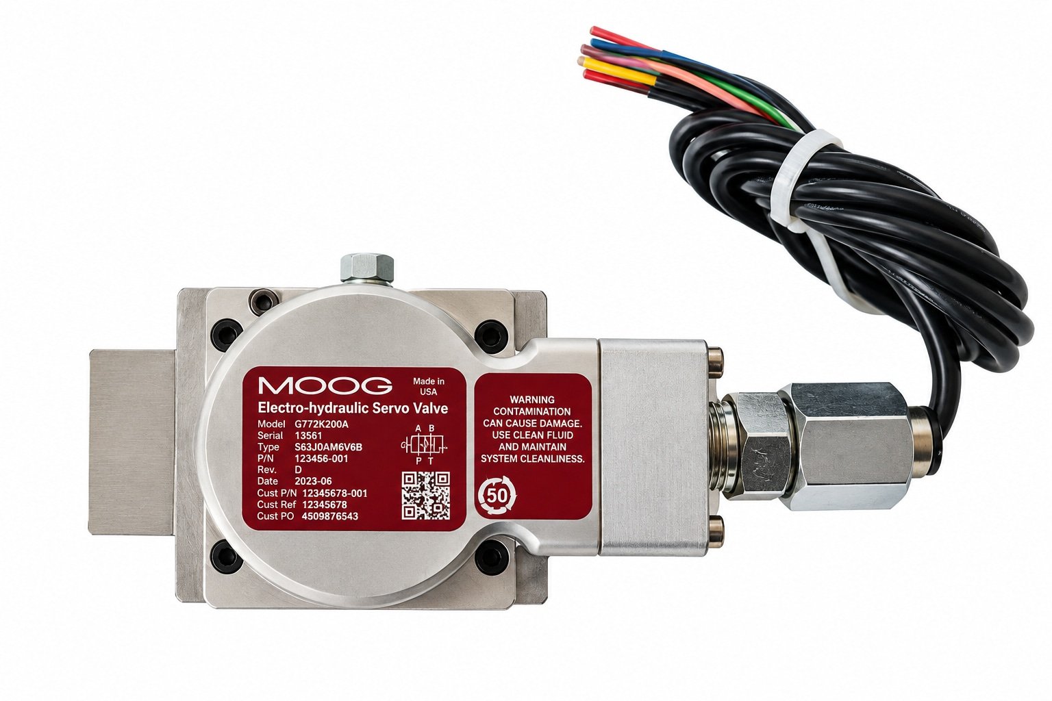 Servo Valves & Hydraulic Controls – MOOG Electro-Hydraulic Servo Valve