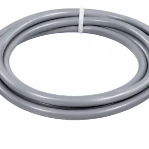 ABB 6642335A1-15 industrial cable assembly with gray coiled cable and multi-pin connectors on white background