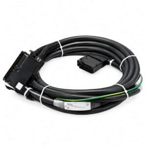 ABB NKDS01-15 Industrial Automation Cable with Black Connectors