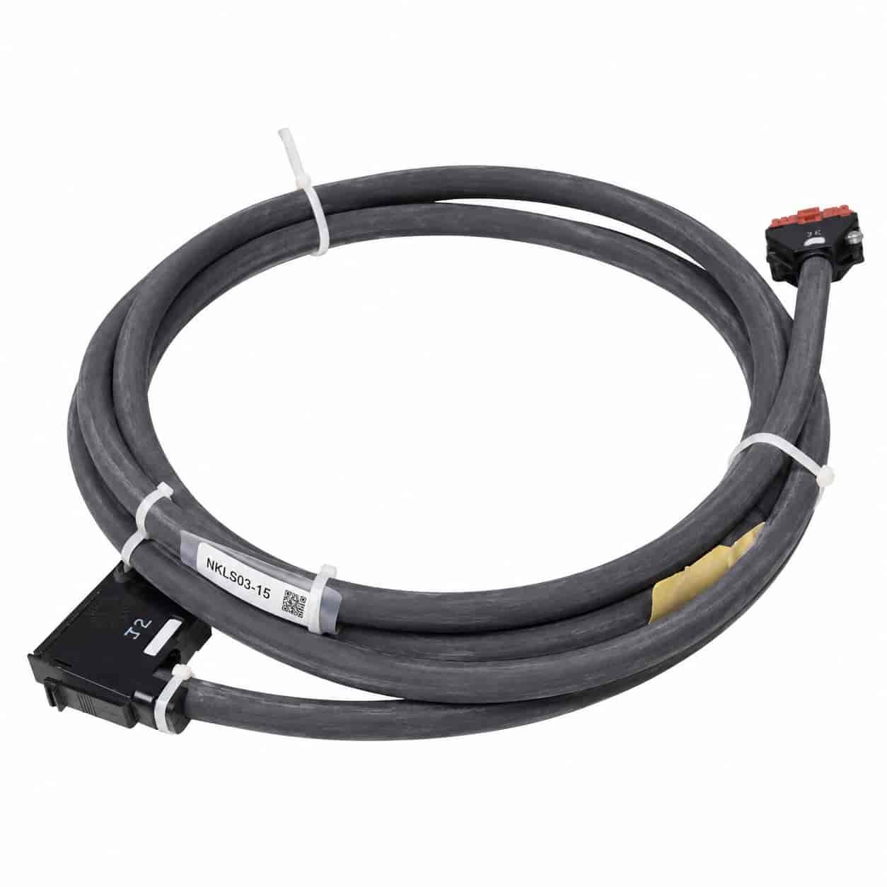 ABB NKLS03-15 Cable – Industrial Automation Cable Assembly on White Background