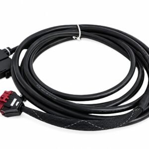 ABB NKTK01-15 Cable – illustrative industrial automation cable assembly with black connectors