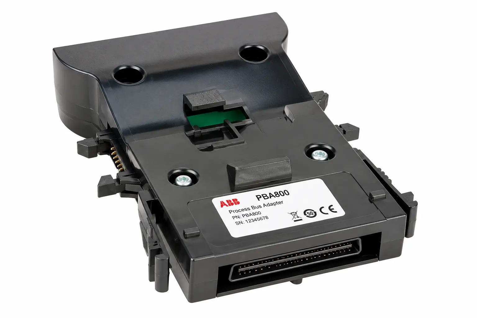 ABB PBA800 Process Bus Adapter – Symphony Plus Industrial Control Module on White Background