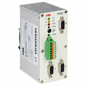 ABB RLM01 PROFIBUS Redundancy Link Module and RLM02 – Product Illustration on White Background