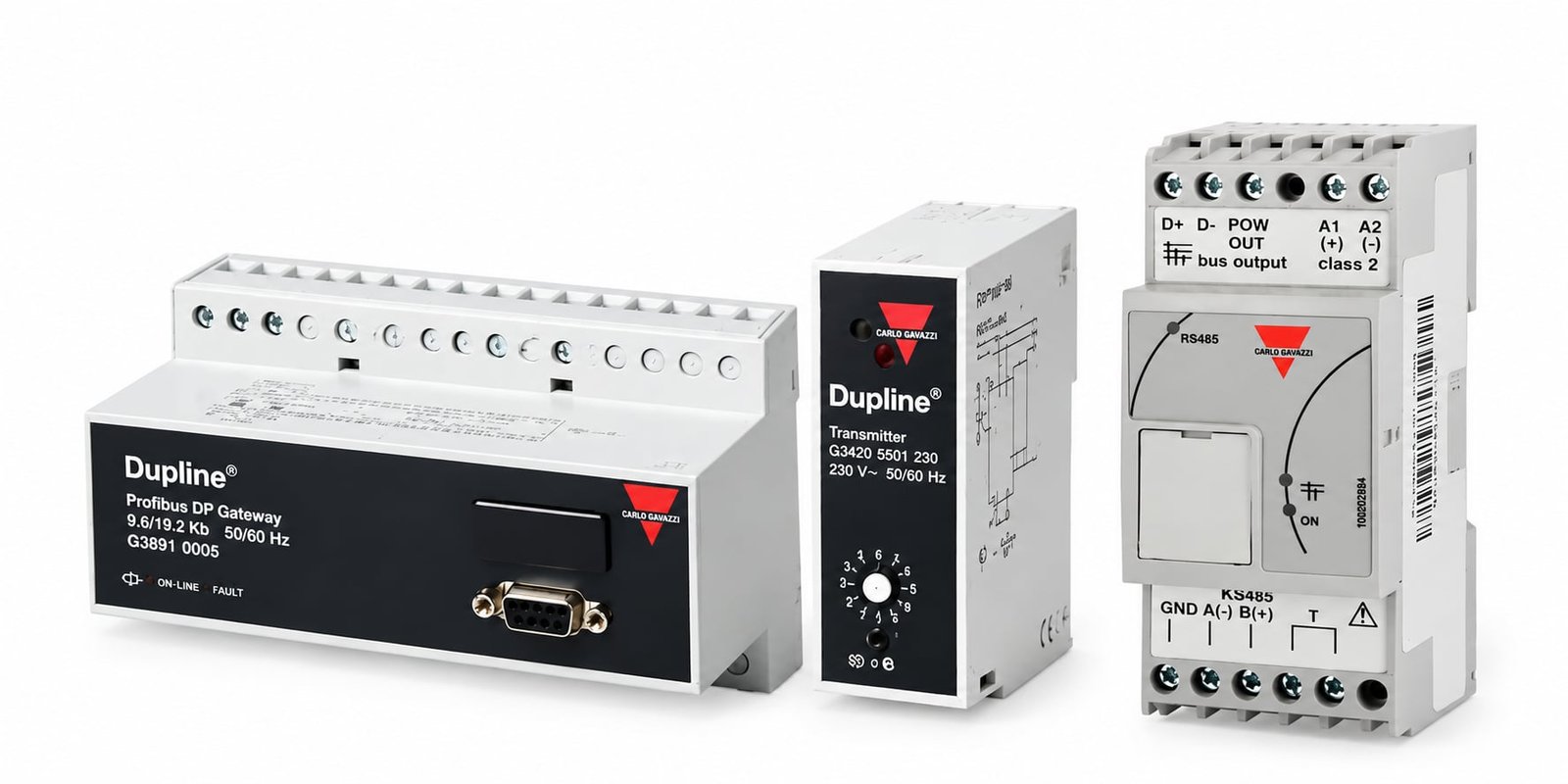Carlo Gavazzi Dupline channel generators for fieldbus automation