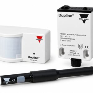 Carlo Gavazzi Dupline PIR motion sensor magnetic proximity sensor and temperature sensor