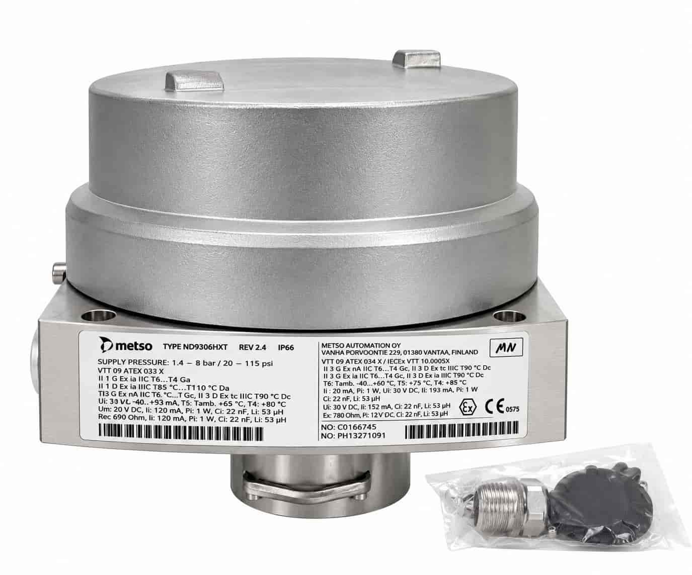 VALMET ND9306H HART Stainless Steel Ex d High Capacity Valve Controller