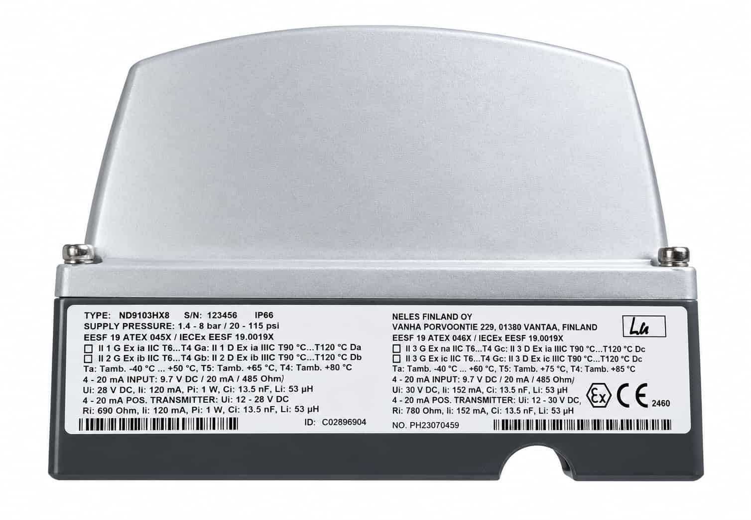VALMET Neles ND9103HX8 Intelligent Valve Controller HART Positioner