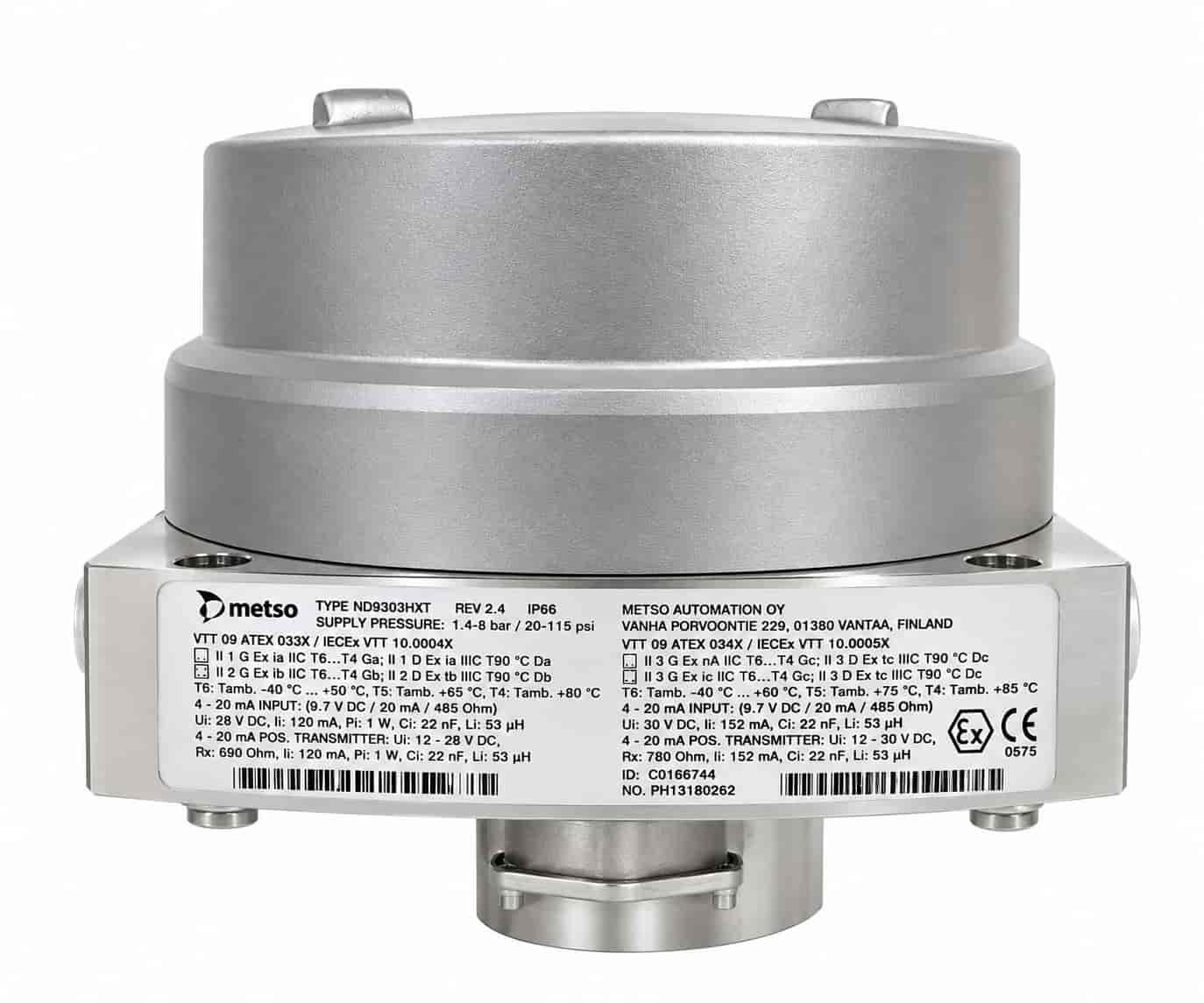 VALMET ND9302H HART stainless steel Ex d intelligent valve controller
